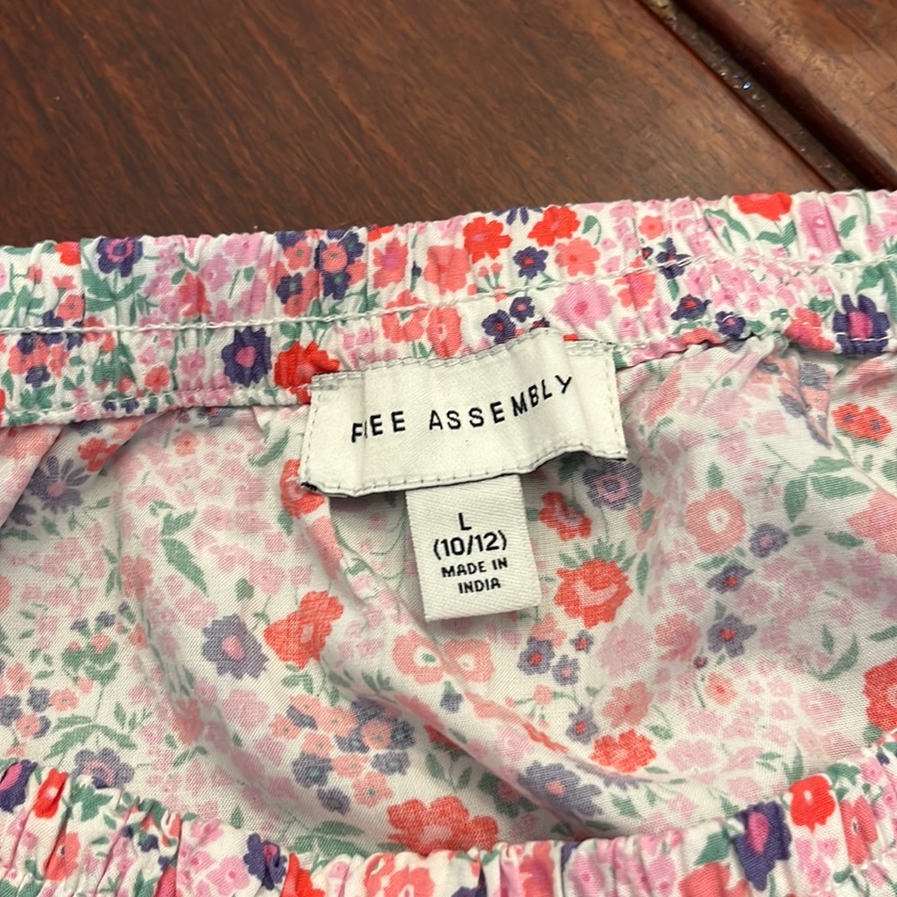 Women's Free Assembly Floral Seamed Midi Skirt Multicolor Floral Free Assembly